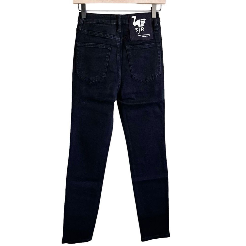 Free People Sandrine Rose Womens Black‎ Skinny Stretch Hi Rise Jeans Size 25 NWT - Picture 2 of 11
